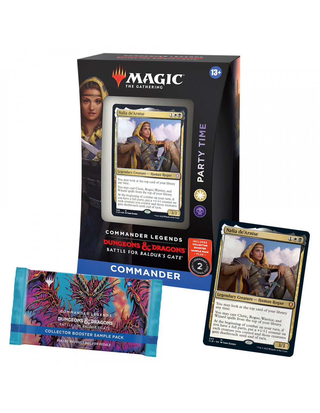Mtg Commander Deck Legends Battle for Baldur's Gate - Party Time - Ingles