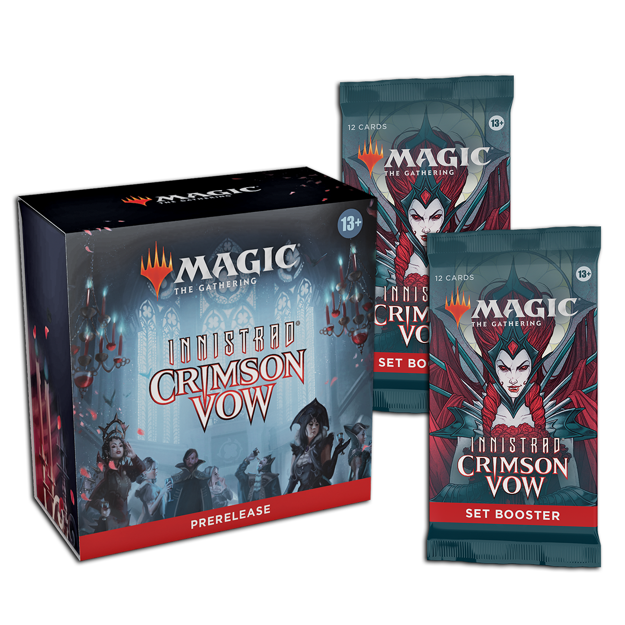 PACK DE PRERELEASE INNISTRAD CRIMSON VOW + 2 SOBRES SET BOOSTER