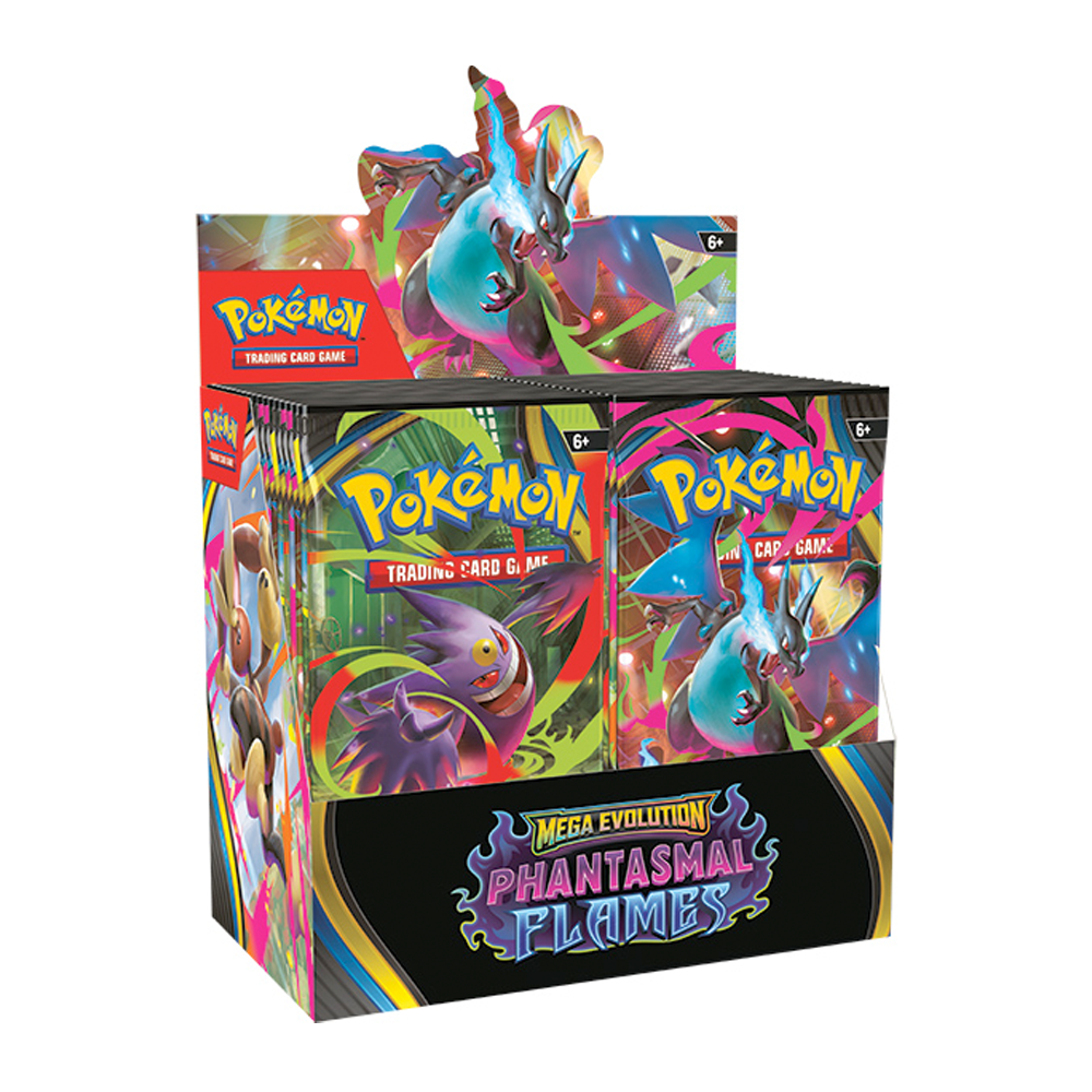 Pokémon - Mega Evolution 02 Phantasmal Flames- Booster Display (36 Packs) - Ingles