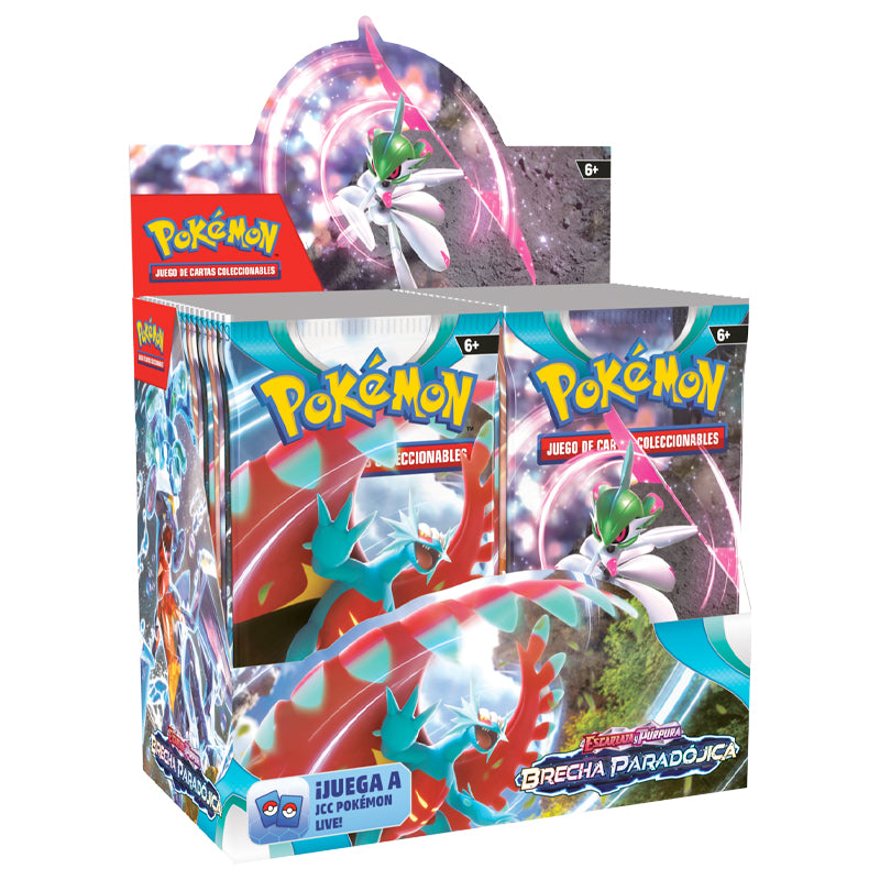 Caja De Sobres Pokémon – Scarlet & Violet Paradox Rift – Ingles & Español