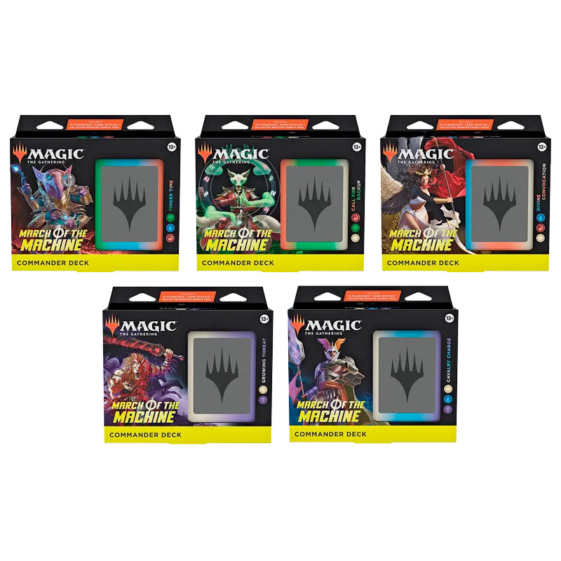 Mtg Commander Decks March Of The Machine - Pack 5 Mazos