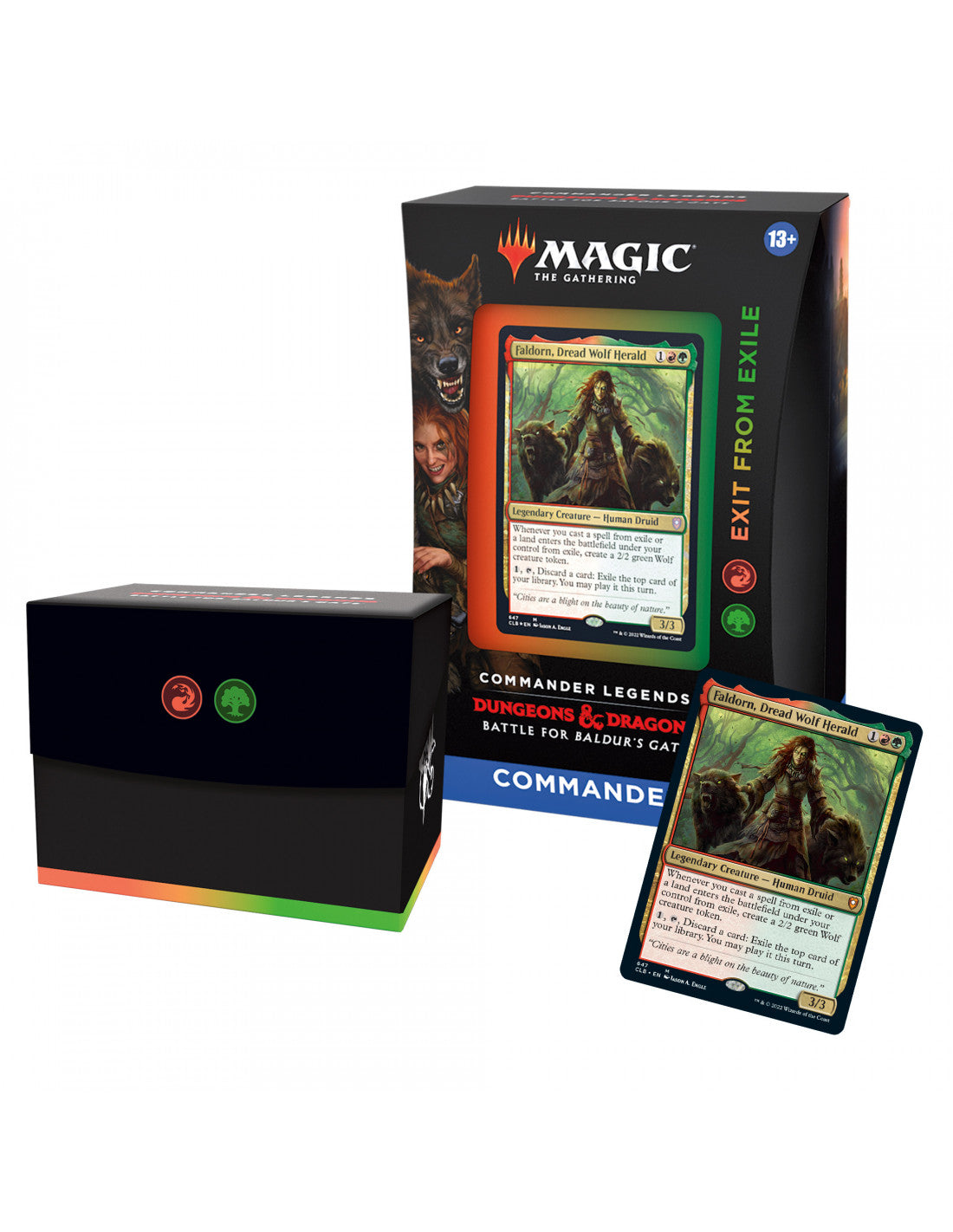 Mtg Commander Deck Legends Battle for Baldur's Gate - Exit from Exile - Español