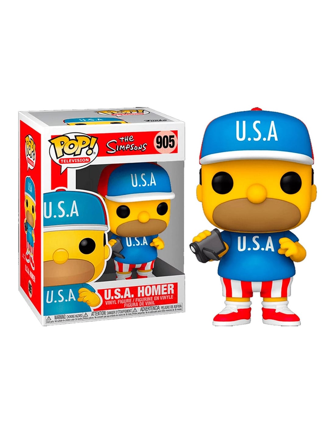 Funko Pop – The Simpsons – U.S.A Homer 905