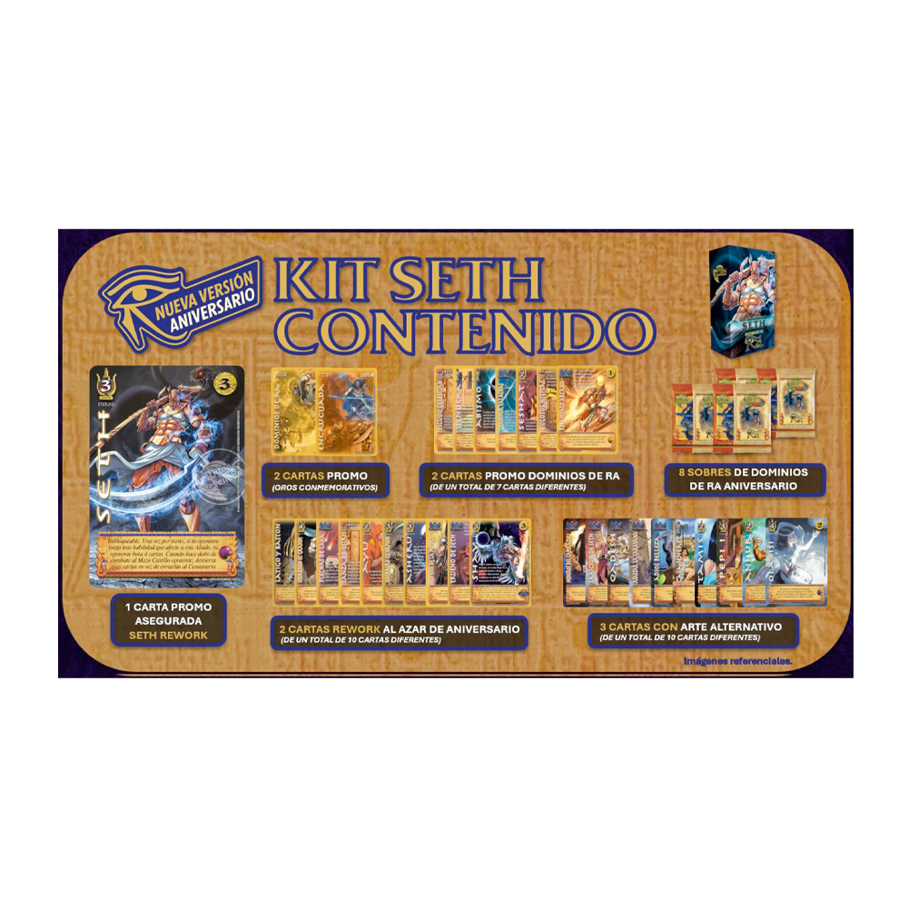 Mitos y Leyendas – Dominios De Ra Aniversario – Kits De Batalla Promo x 2 – Seth & Osiris