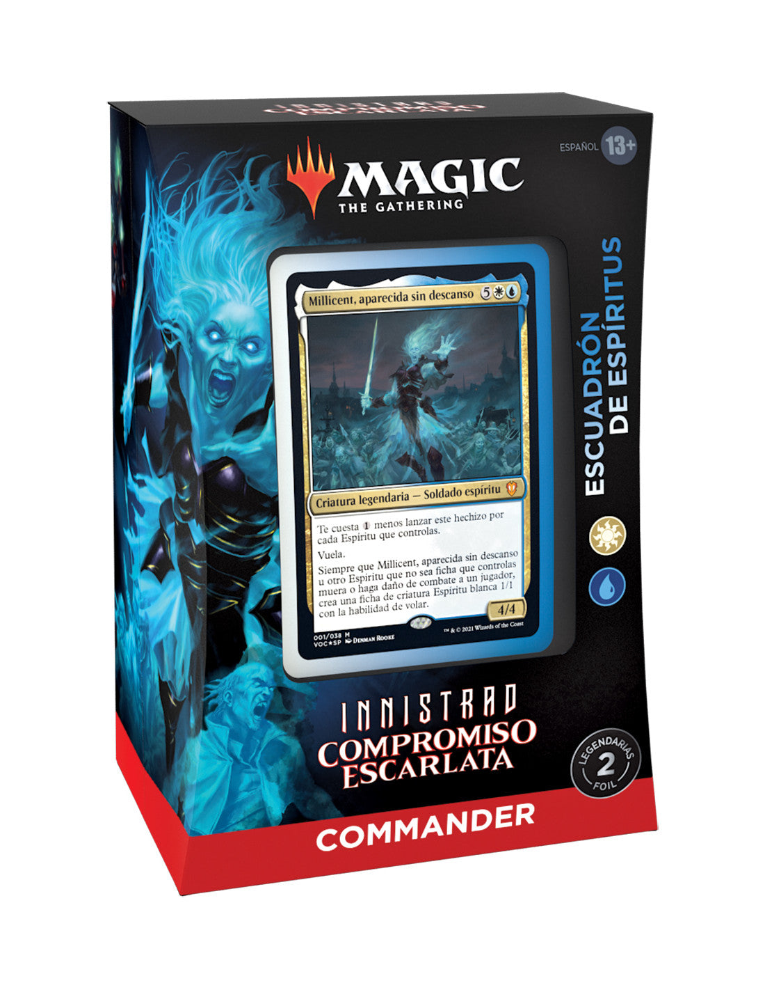MTG COMMANDER DECK CRIMSON VOW ESCUADRON DE ESPIRITUS ESPAÑOL