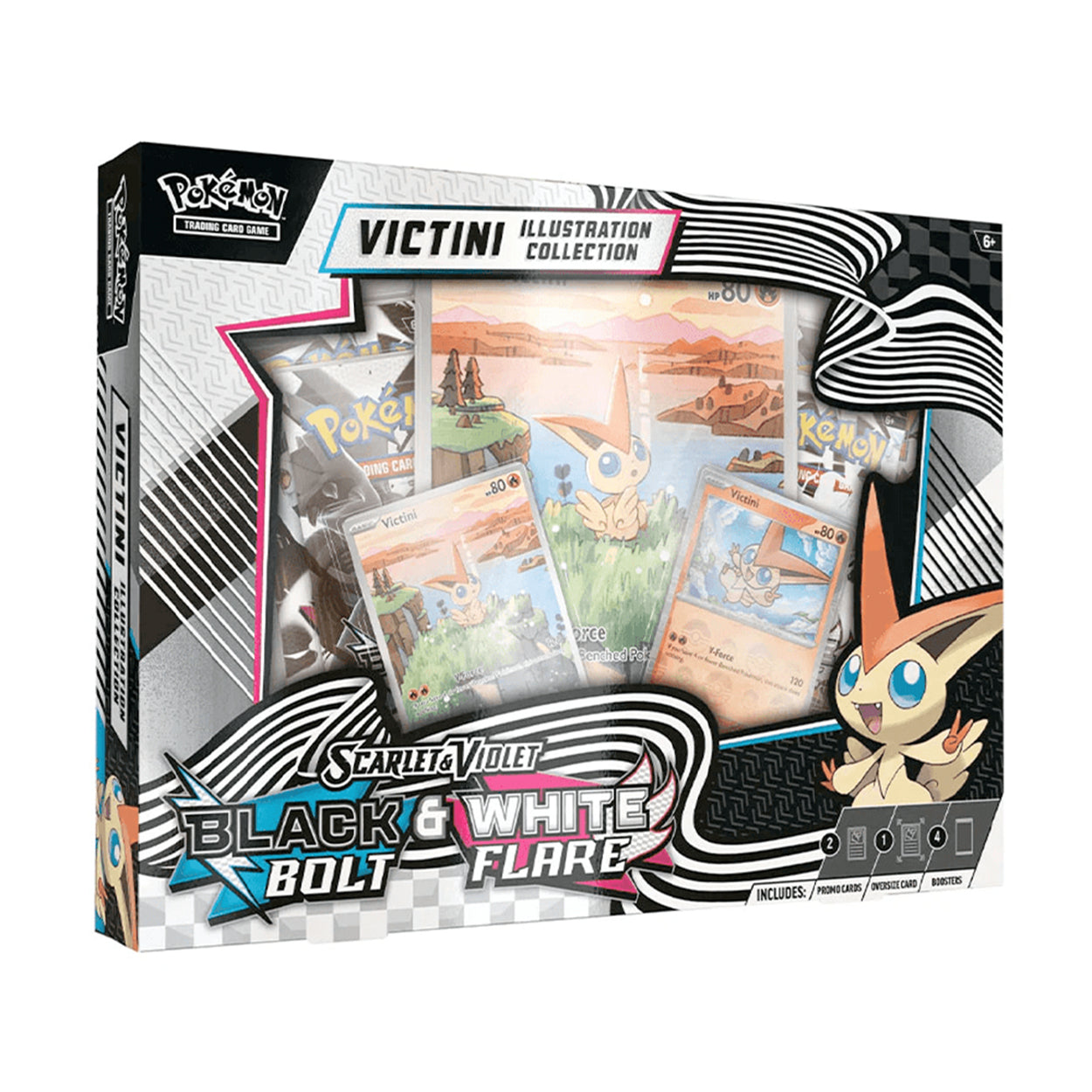 Pokémon - Victini Illustration Collection - Black Bolt & White Flare - Ingles & Español