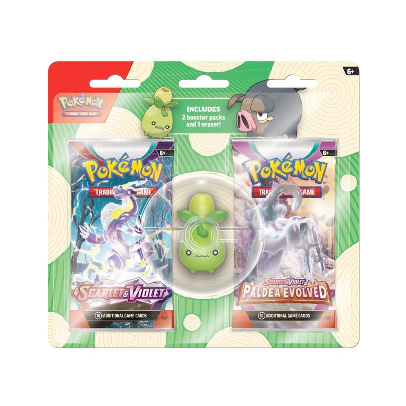 Pokémon Back to School Eraser Blister - Smolive - Ingles