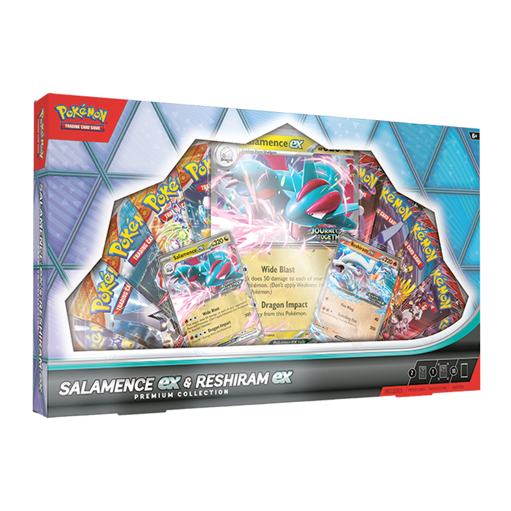 Pokémon - Salamence ex & Reshiram ex Premium Collection - Ingles
