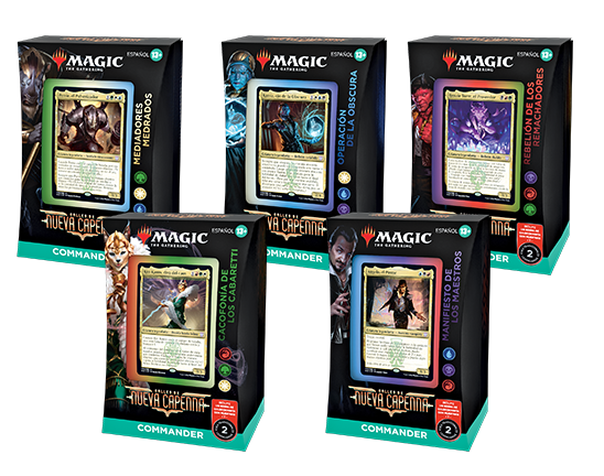 Mtg Pack 5 Commander Street Of New Capenna - Español