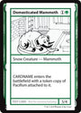 Domesticated Mammoth (2021 Edition) [Mystery Booster Playtest Cards]