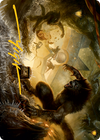Storm the Festival Art Card (Gold-Stamped Signature) [Innistrad: Midnight Hunt Art Series] 
