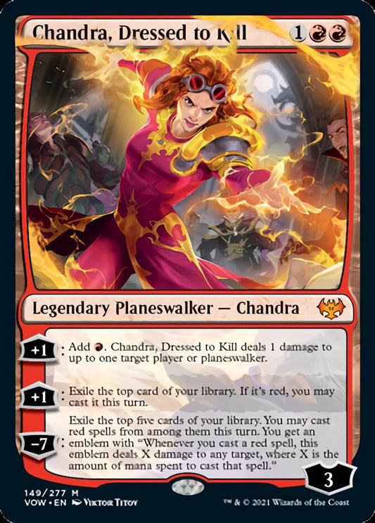Chandra, Dressed to Kill [Innistrad: Crimson Vow] - Español
