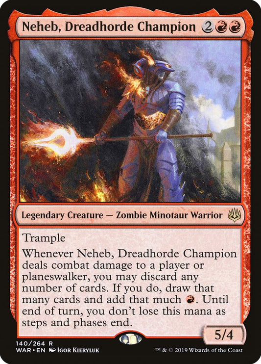 Neheb, Dreadhorde Champion [War of the Spark] - Español