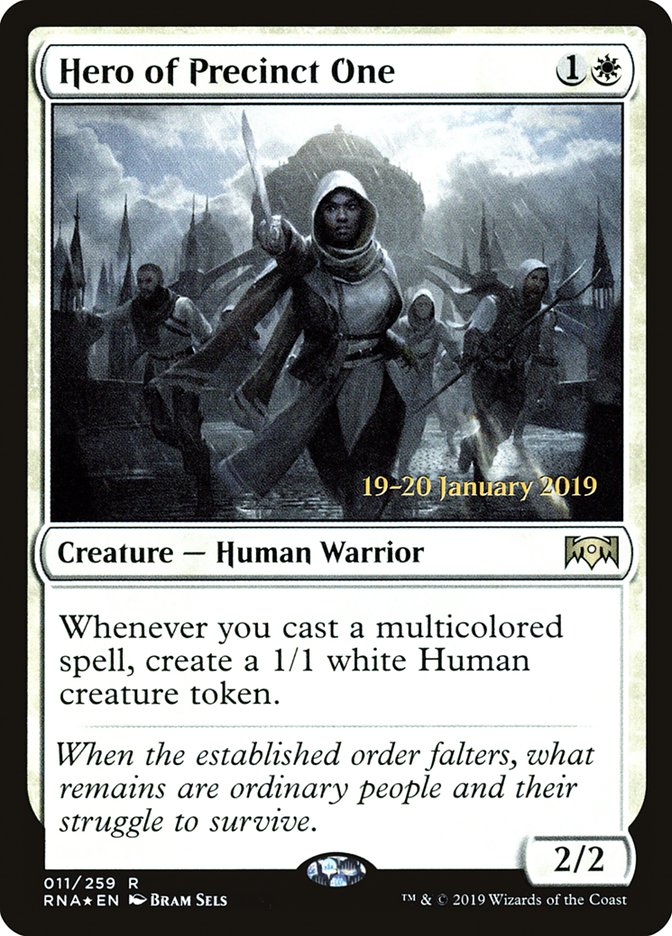 Hero of Precinct One [Ravnica Allegiance Prerelease Promos] 
