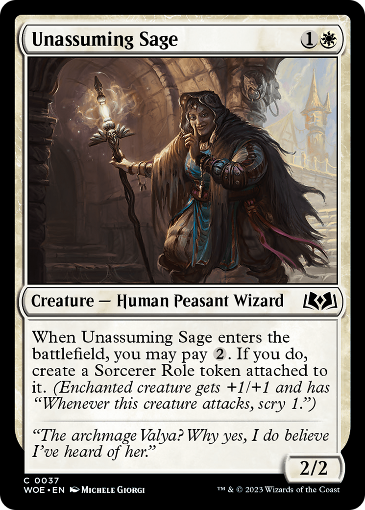 Unassuming Sage [Wilds of Eldraine]