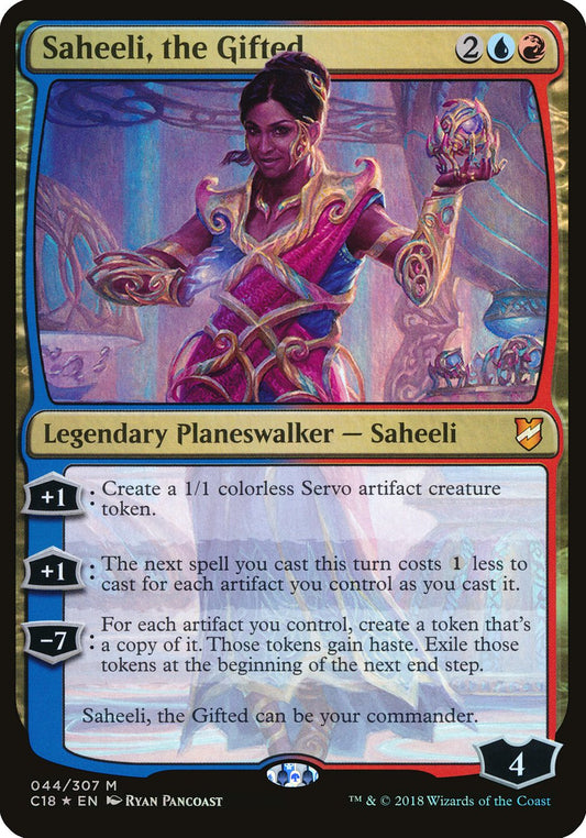 Saheeli, the Gifted (Oversized) [Commander 2018 Oversized] 