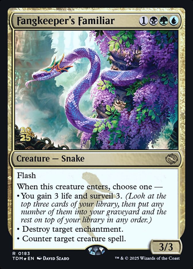 Fangkeeper's Familiar [Tarkir: Dragonstorm Prerelease Cards]
