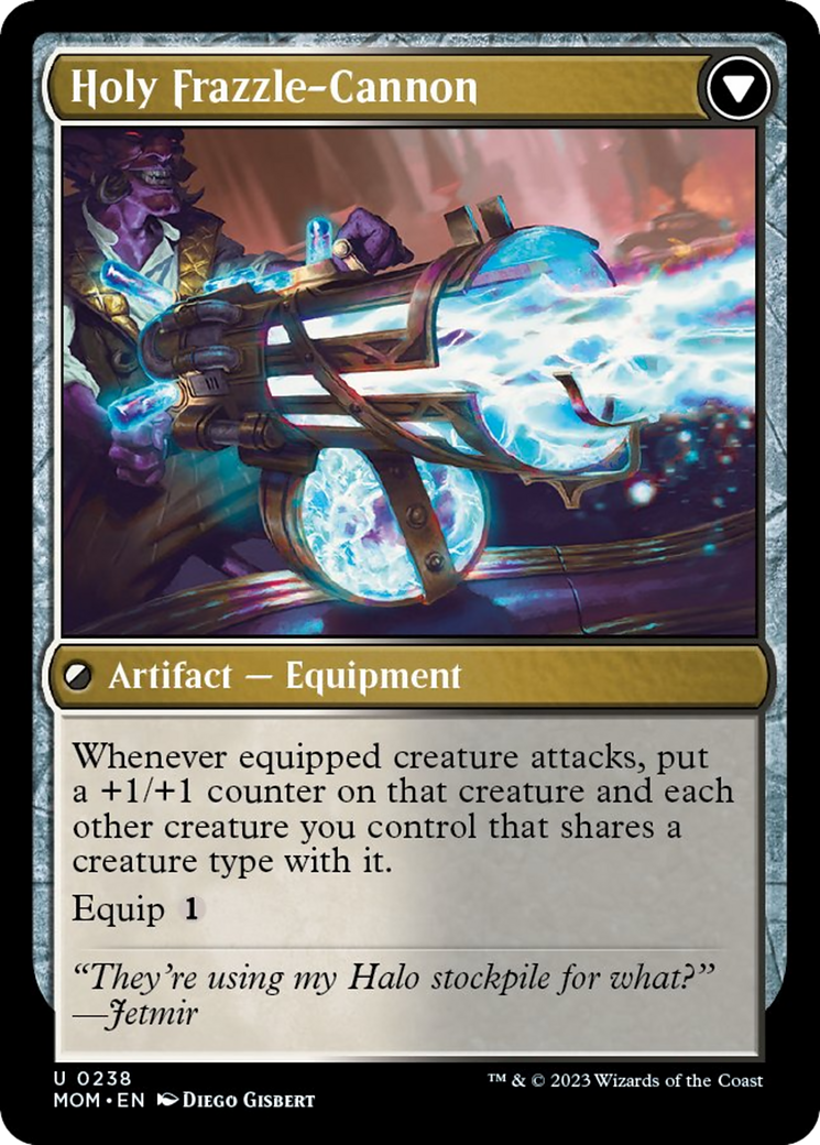 Invasion of New Capenna // Holy Frazzle-Cannon [March of the Machine] 