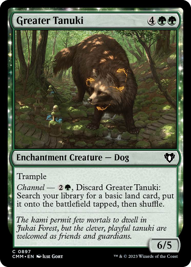 Greater Tanuki [Commander Masters] 