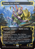 Finneas, Ace Archer (Borderless) (Raised Foil) [Bloomburrow]
