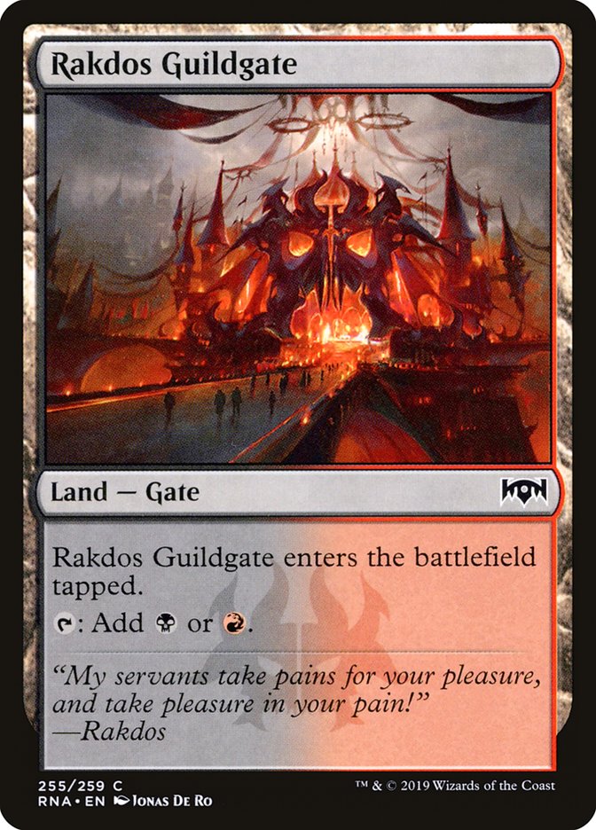 Rakdos Guildgate (255/259) [Ravnica Allegiance] 