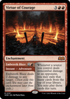 Virtue of Courage // Embereth Blaze [Wilds of Eldraine] - Español