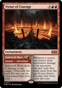 Virtue of Courage // Embereth Blaze [Wilds of Eldraine] - Español
