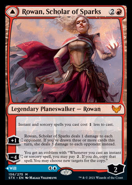Rowan, Scholar of Sparks // Will, Scholar of Frost [Strixhaven: School of Mages] - Español