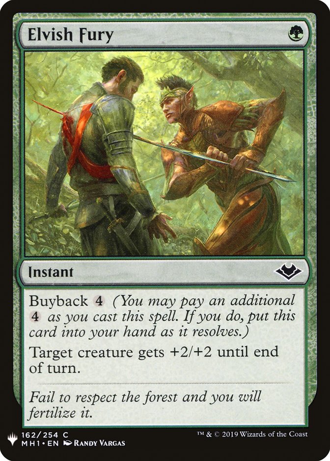 Elvish Fury [Mystery Booster] 