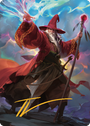 Elminster Art Card (36) (Gold-Stamped Signature) [Commander Legends: Battle for Baldur's Gate Art Series]