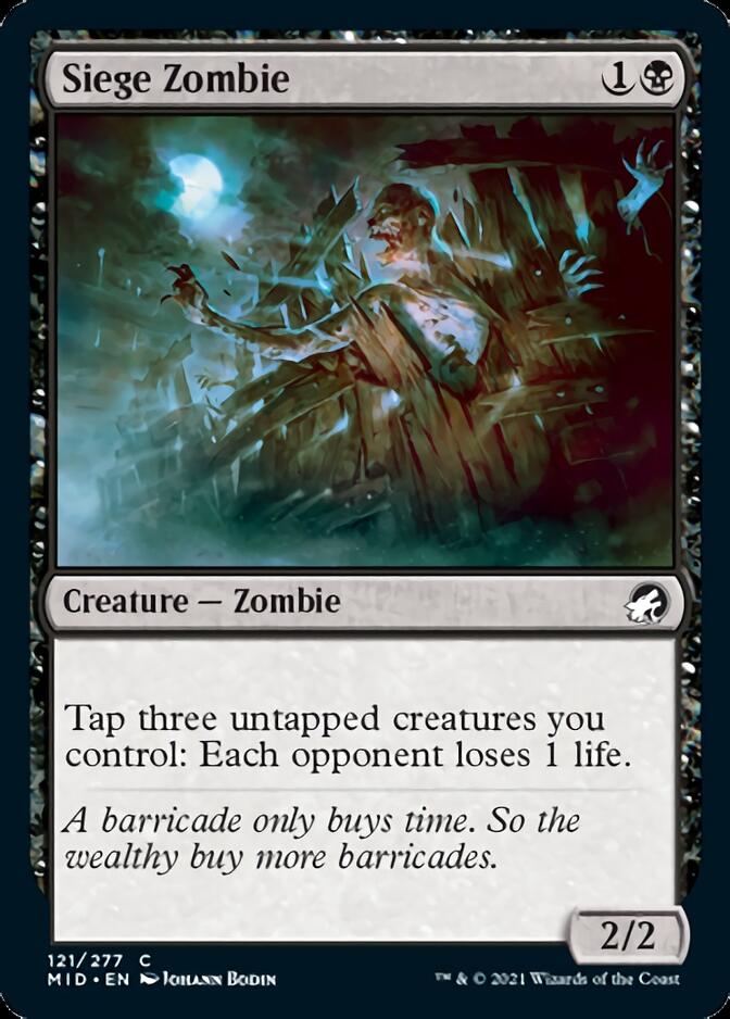 Zombie Siege [Innistrad: Midnight Hunt] 