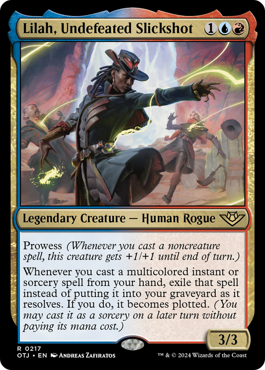 Lilah, Undefeated Slickshot [Outlaws of Thunder Junction] - Español