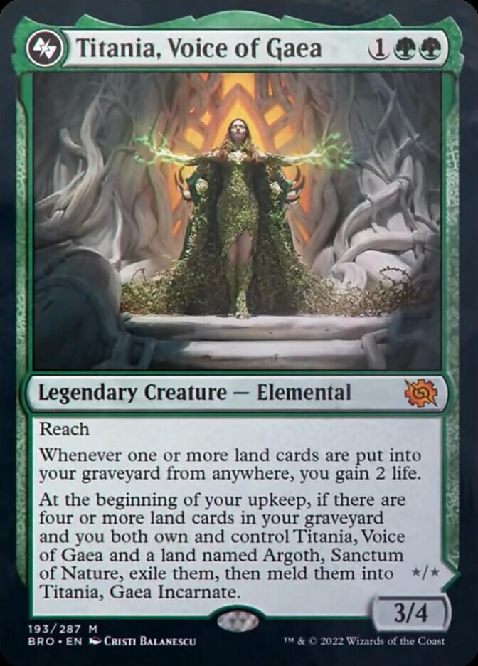Titania, Voice of Gaea [The Brothers' War] - Español