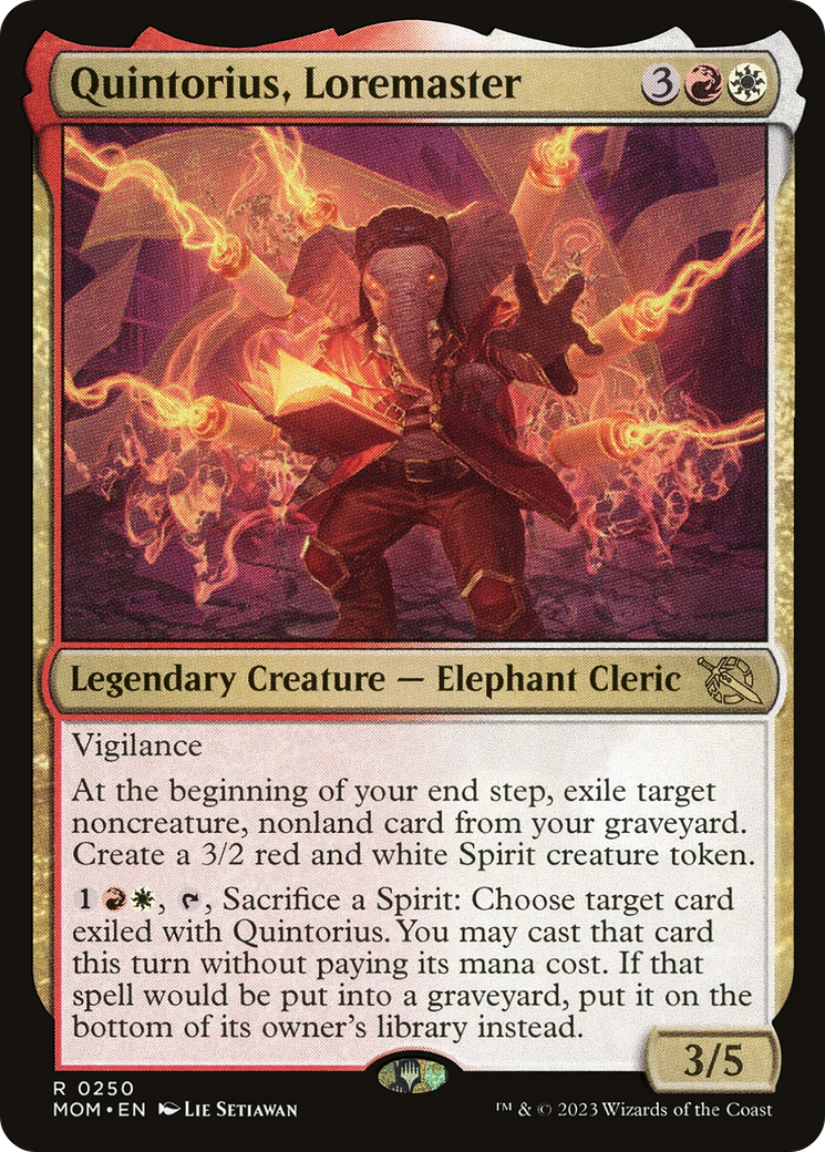 Quintorius, Loremaster [March of the Machine] - Español