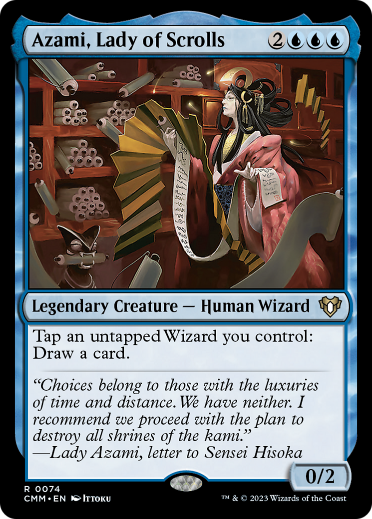 Azami, Lady of Scrolls [Commander Masters]