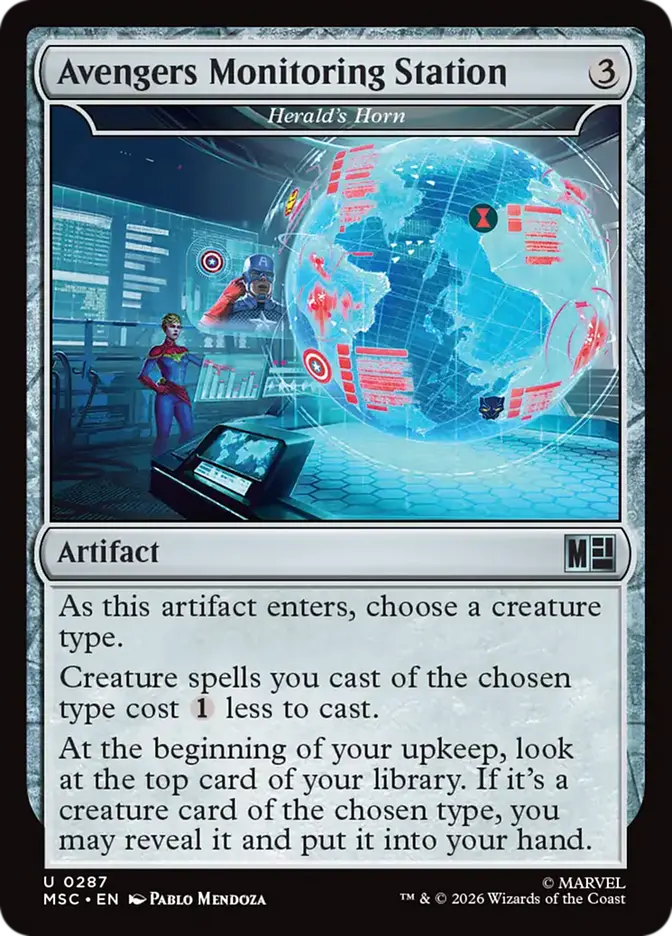 Avengers Monitoring Station - Herald's Horn [Marvel Super Heroes Commander]