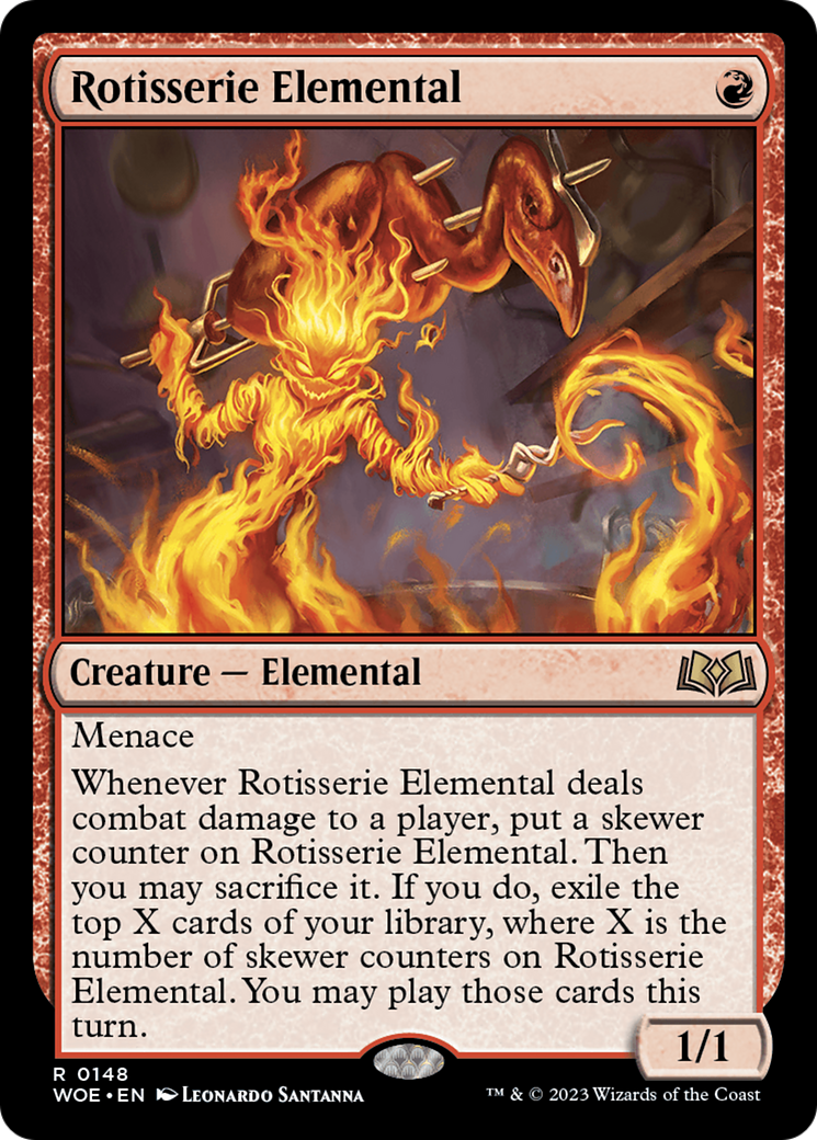 Rotisserie Elemental [Wilds of Eldraine] - Español