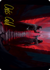 Vampires' Vengeance Art Card (Gold-Stamped Signature) [Innistrad: Crimson Vow Art Series]