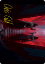 Vampires' Vengeance Art Card (Gold-Stamped Signature) [Innistrad: Crimson Vow Art Series]