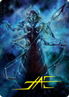 Heliod, the Warped Eclipse Art Card (Gold-Stamped Signature) [March of the Machine Art Series]