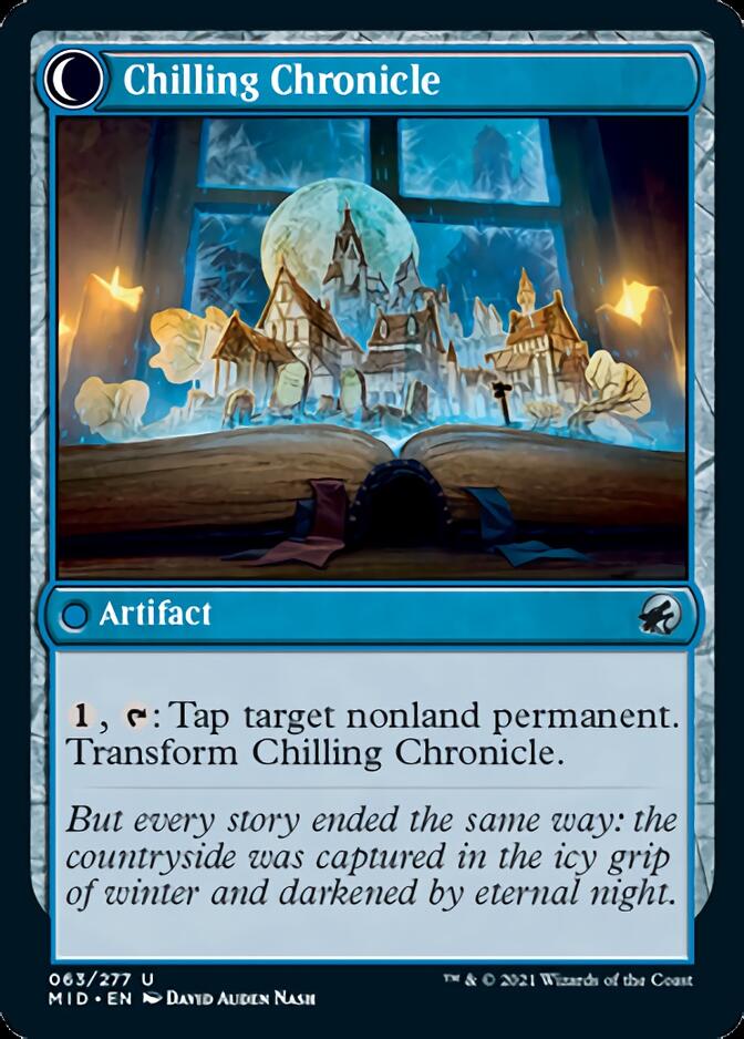 Mysterious Tome // Chilling Chronicle [Innistrad: Midnight Hunt] 