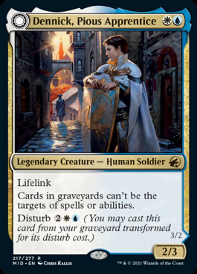 Dennick, Pious Apprentice // Dennick, Pious Apparition [Innistrad: Midnight Hunt] 