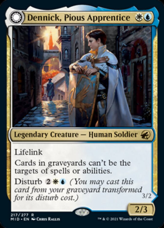 Dennick, Pious Apprentice // Dennick, Pious Apparition [Innistrad: Midnight Hunt] 