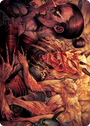Gift of Wrath Art Card [Kamigawa: Neon Dynasty Art Series]