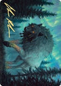 Sarulf, Realm Eater Art Card (Gold-Stamped Signature) [Kaldheim Art Series]