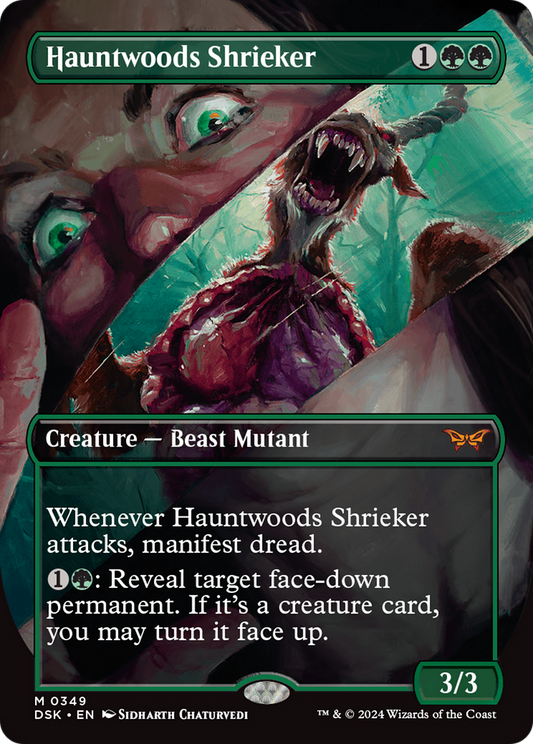 Hauntwoods Shrieker (Borderless) - Español [Duskmourn: House of Horror]