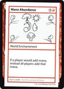Mana Abundance (2021 Edition) [Mystery Booster Playtest Cards]