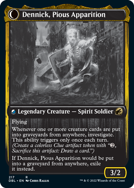 Dennick, Pious Apprentice // Dennick, Pious Apparition [Innistrad: Double Feature] 