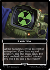 Radiation // Robot Double-Sided Token [Fallout Tokens] 