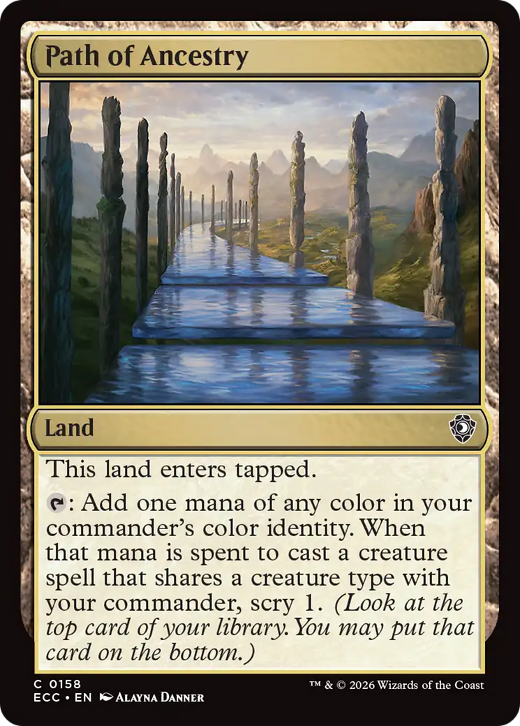 Path of Ancestry [Lorwyn Eclipsed Commander]
